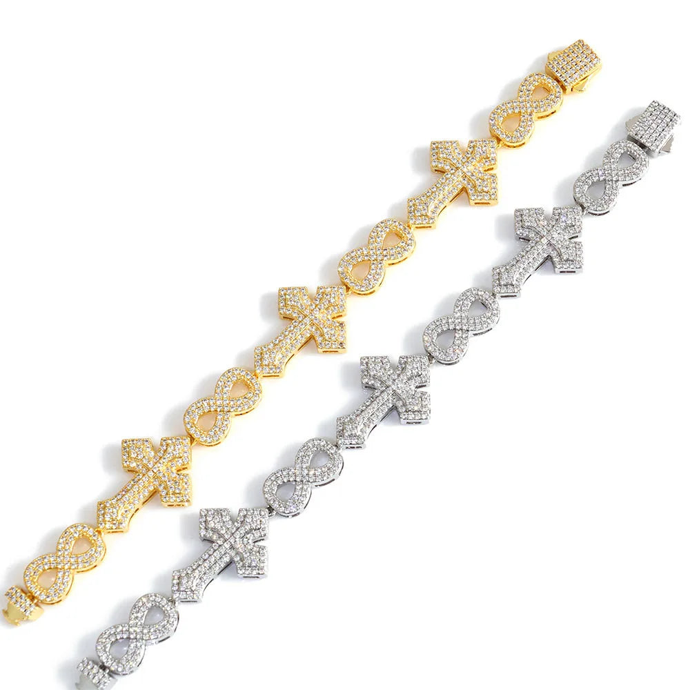 Infinity Cross Bracelet