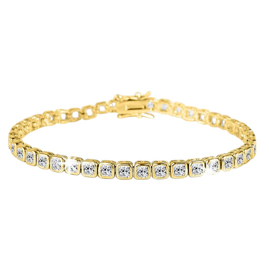 Square Tennis Bracelet
