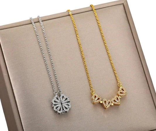 Heart Clover Necklace