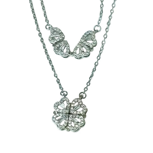 Heart Clover Necklace
