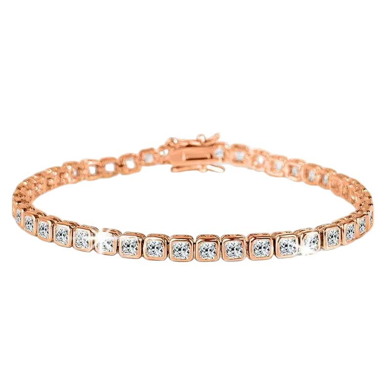 Square Tennis Bracelet