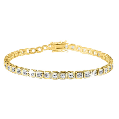 Square Tennis Bracelet