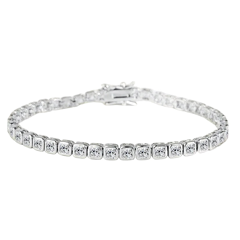 Square Tennis Bracelet