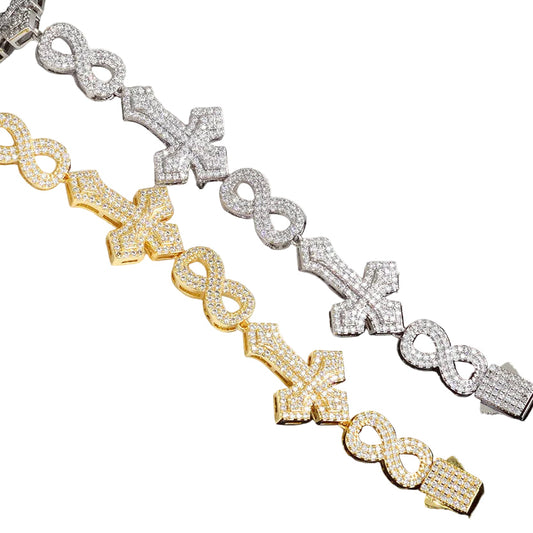 Infinity Cross Bracelet