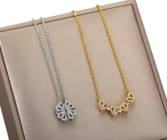 Heart Clover Necklace