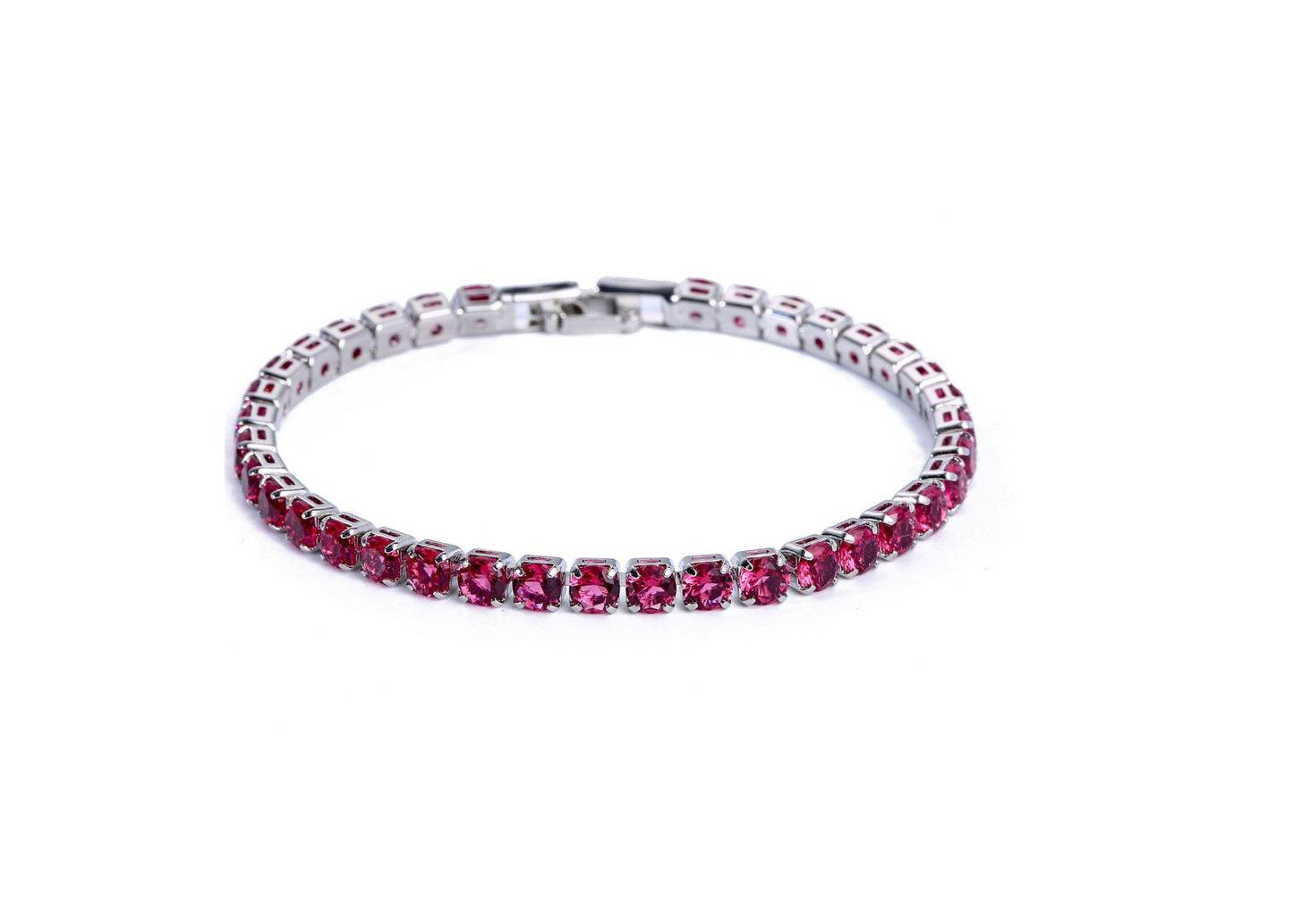 Gemstone Tennis Bracelets (4mm)
