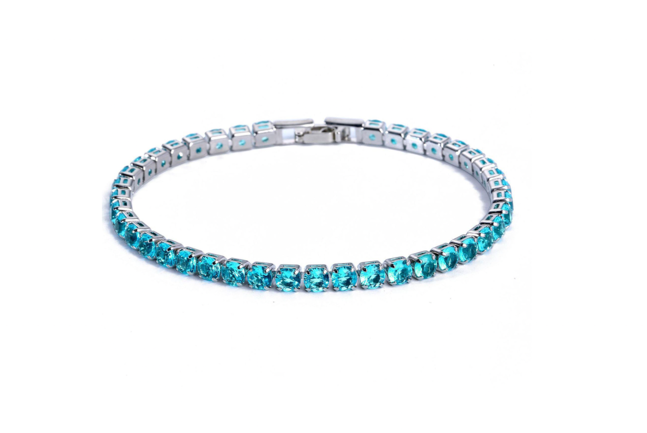 Gemstone Tennis Bracelets (4mm)