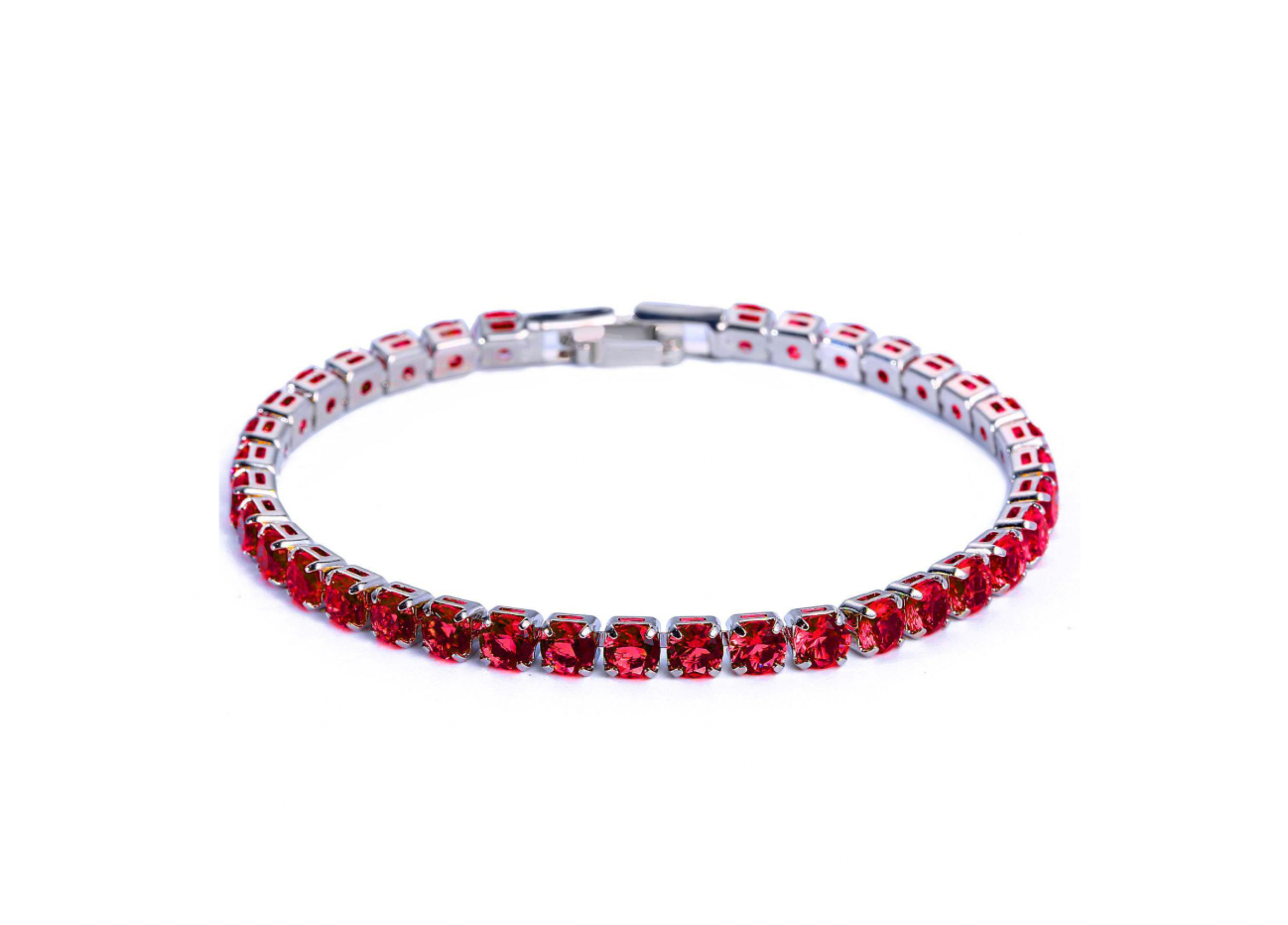 Gemstone Tennis Bracelets (4mm)